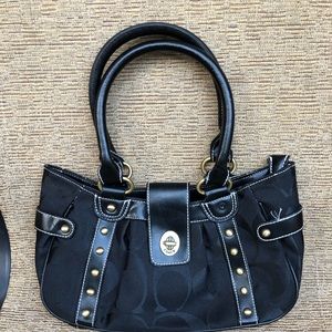 Black Coach handbag
